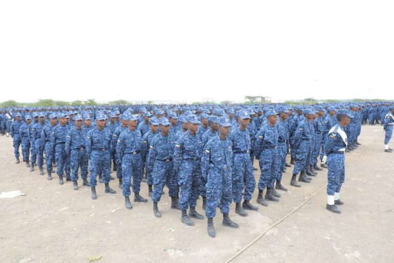 Ethiopian Police University Holds Graduation Ceremony for 2017 E.C. Cadet Field Training at Awash 7 Campus